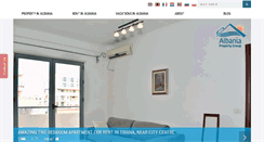 Desktop Screenshot of albaniapropertygroup.com